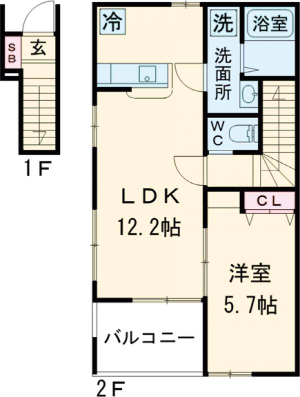 ファルコーネⅡの間取り