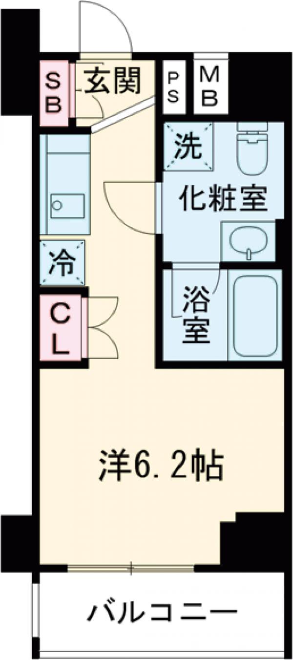 PREMIUM　CUBE大井町#moの間取り