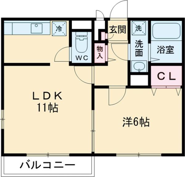 リブリ・ボナールの間取り