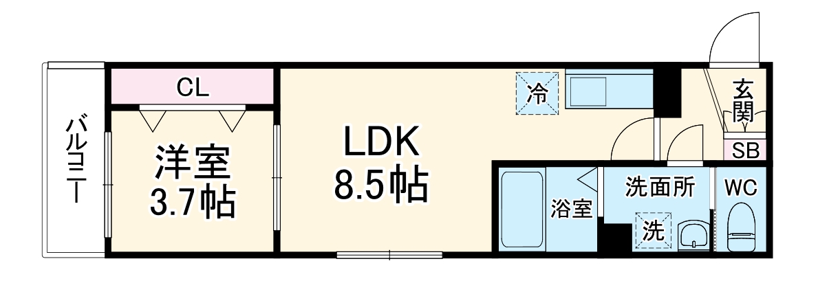 ルミナ南流山の間取り