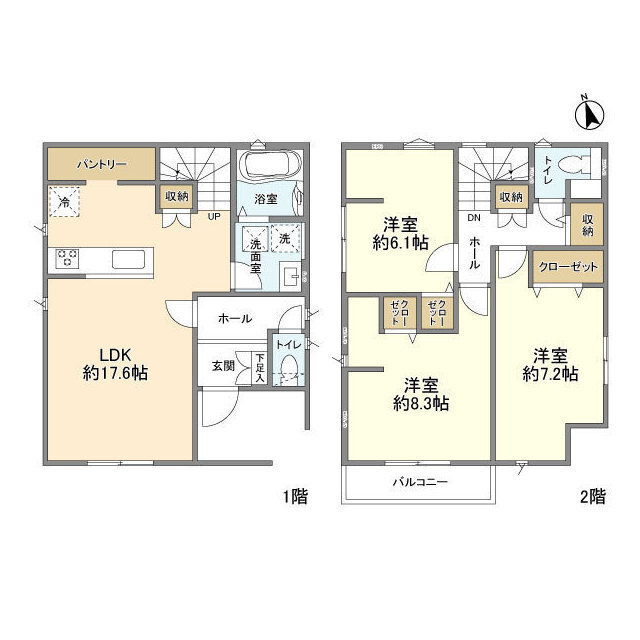 Kolet八王子大和田町♯04の間取り