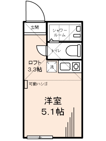 元町アズナブールの間取り