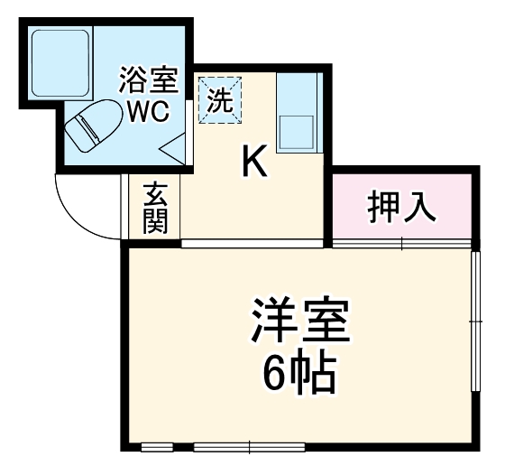 フローラ岸部の間取り