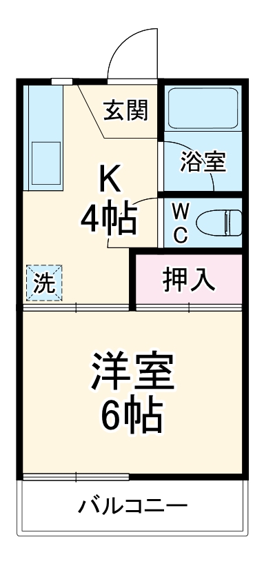 フォーブルイシイＢの間取り