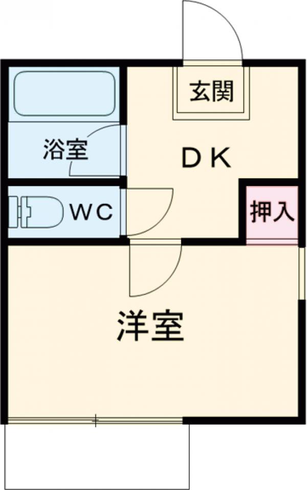 ソレイユBの間取り