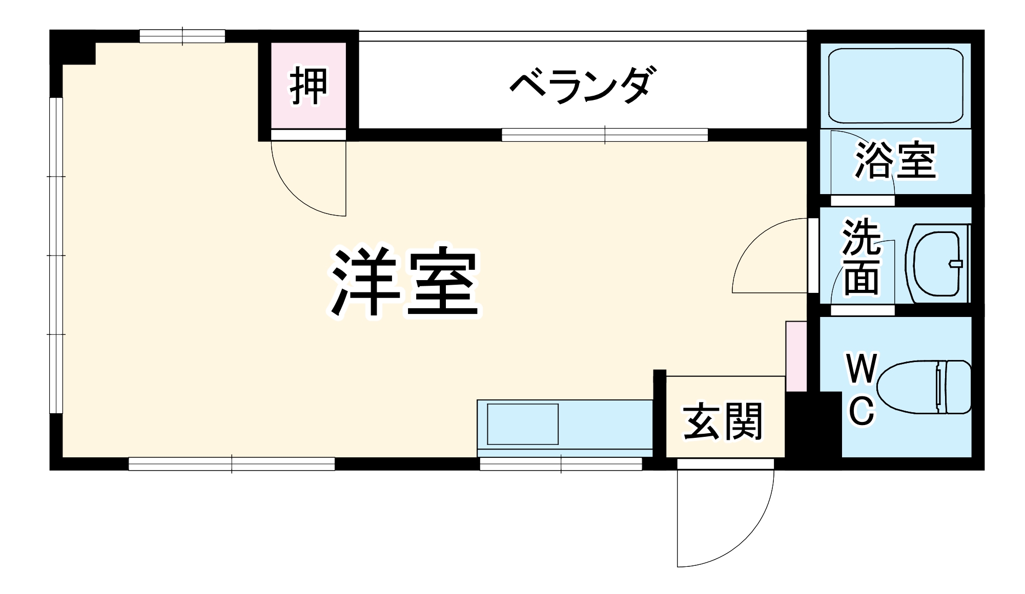 FORCE TOMINOKOJIの間取り