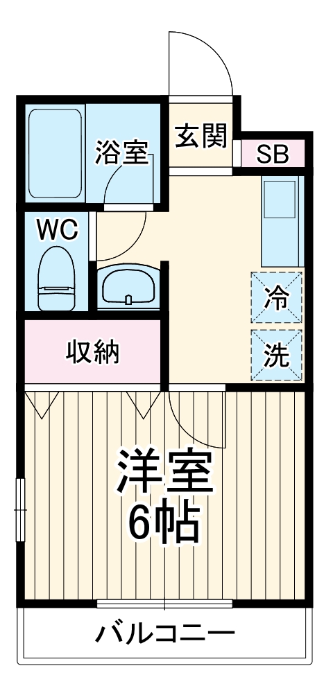 サンハイツ寿の間取り