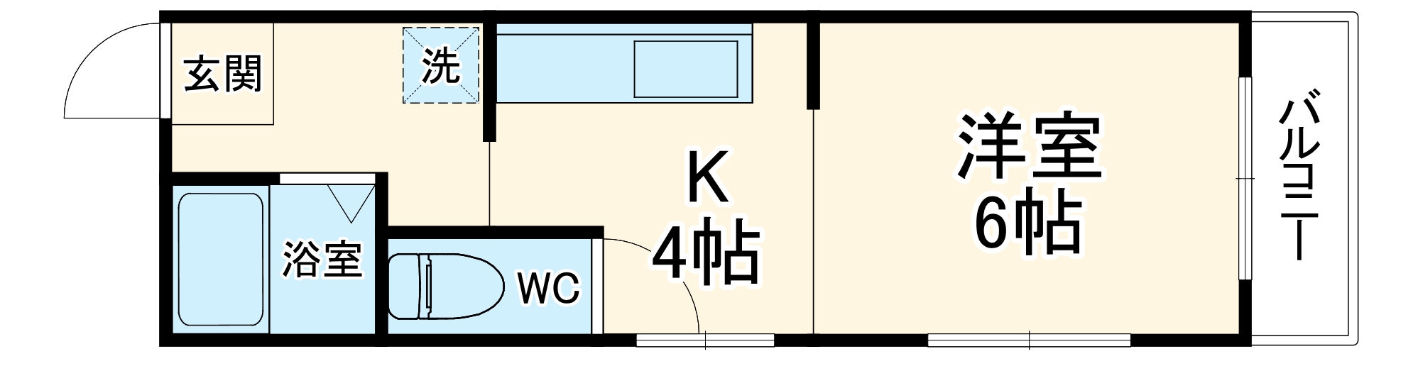 朝日マンションの間取り