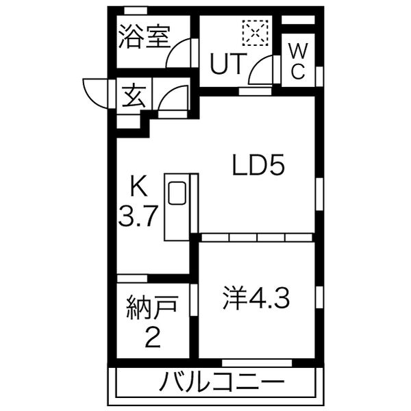 コンフォートシティの間取り