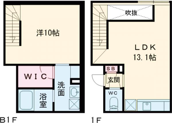 LEGALAND中目黒の間取り
