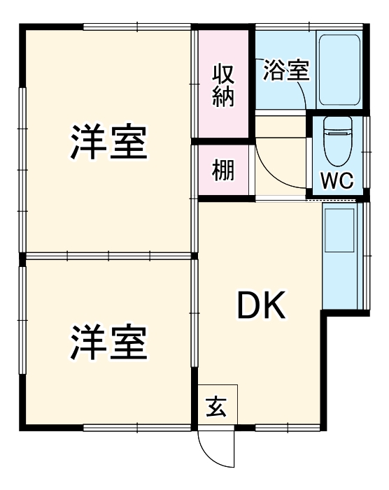 レプロ毛呂山の間取り