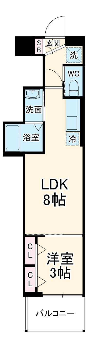 SK TRUST BLDの間取り