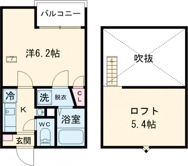 グランクオール千川の間取り