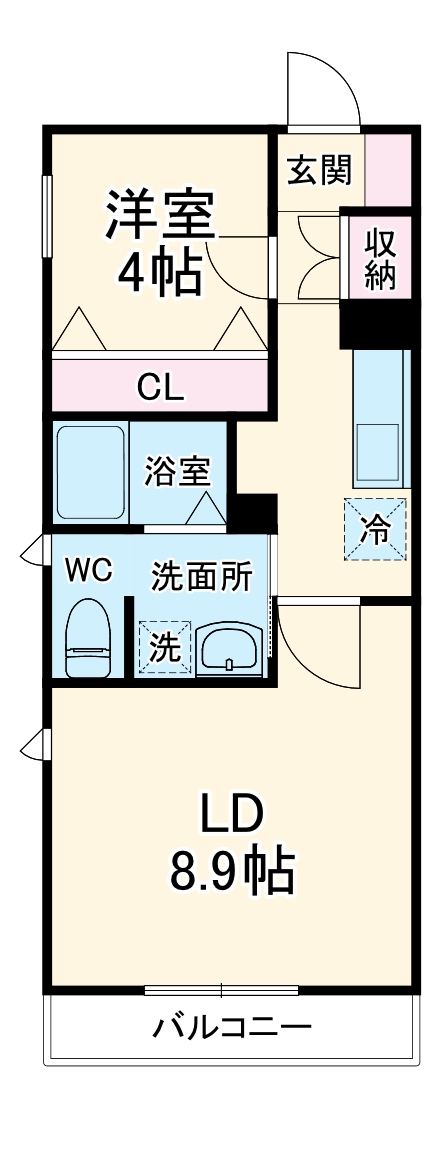 シャウエン本庄の間取り