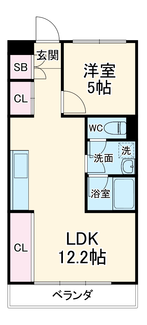 リバーサイド秀和の間取り