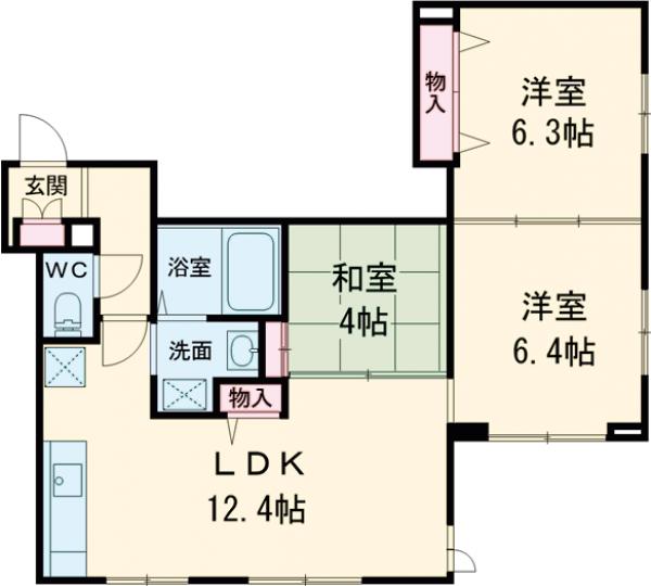 ノイエなりますの間取り