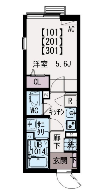イクシオM’s HOUSEの間取り