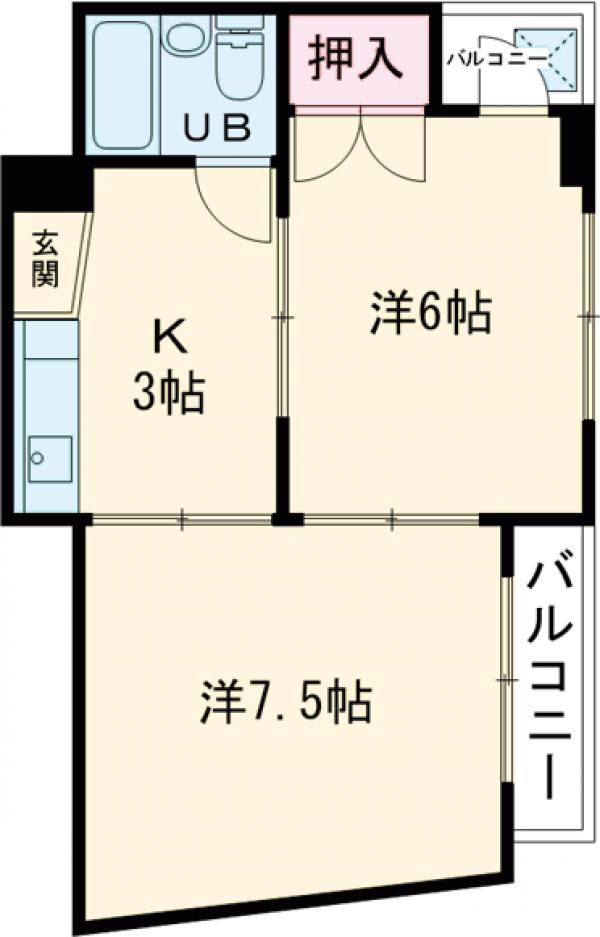 冨田ビルの間取り