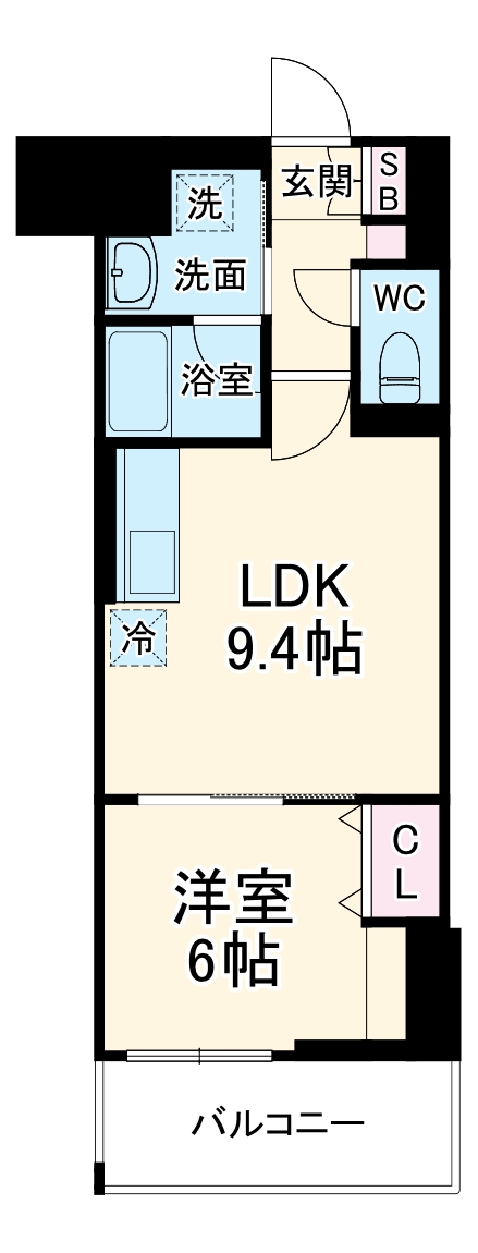 ラフィシア関内の間取り