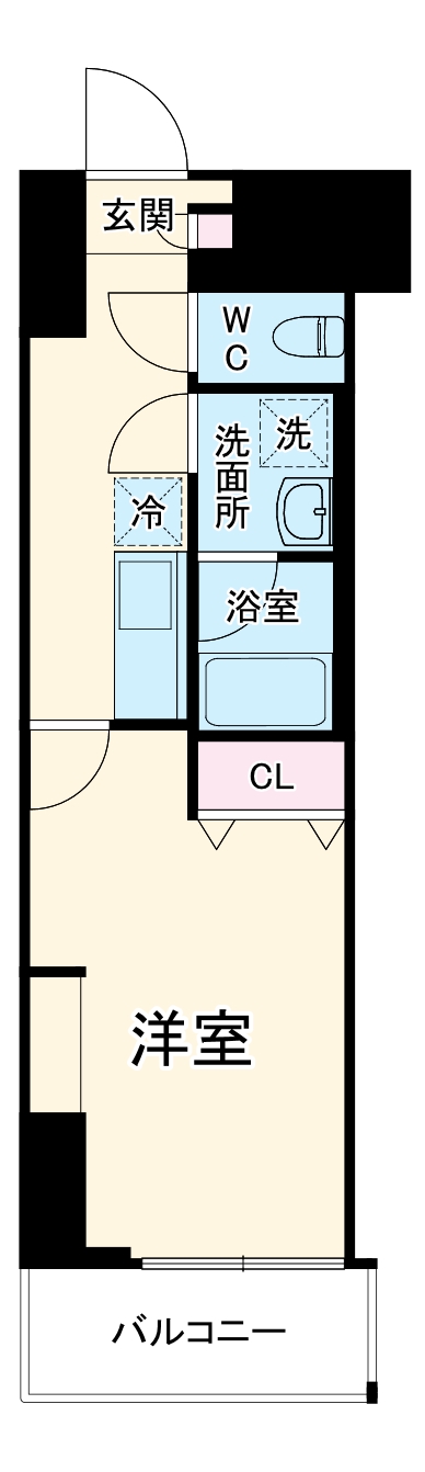 ラフィシア関内の間取り