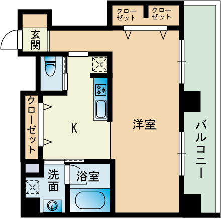 マーブル住吉の間取り