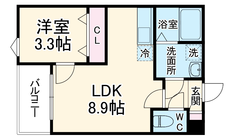 ジーメゾン名古屋大同の間取り