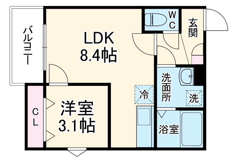 ジーメゾン名古屋大同の間取り