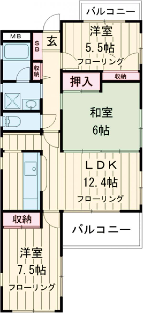 アーバンコートの間取り