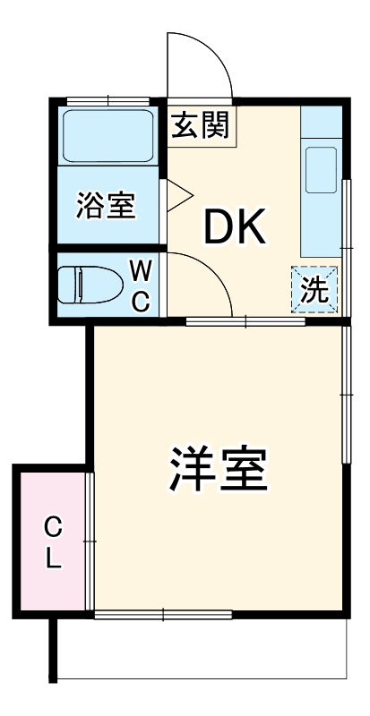 ハイム富岡の間取り