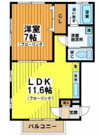ツインハウス富紀の間取り