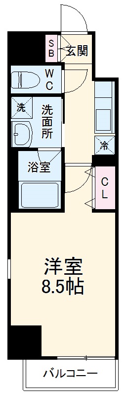 プランドール那古野の間取り