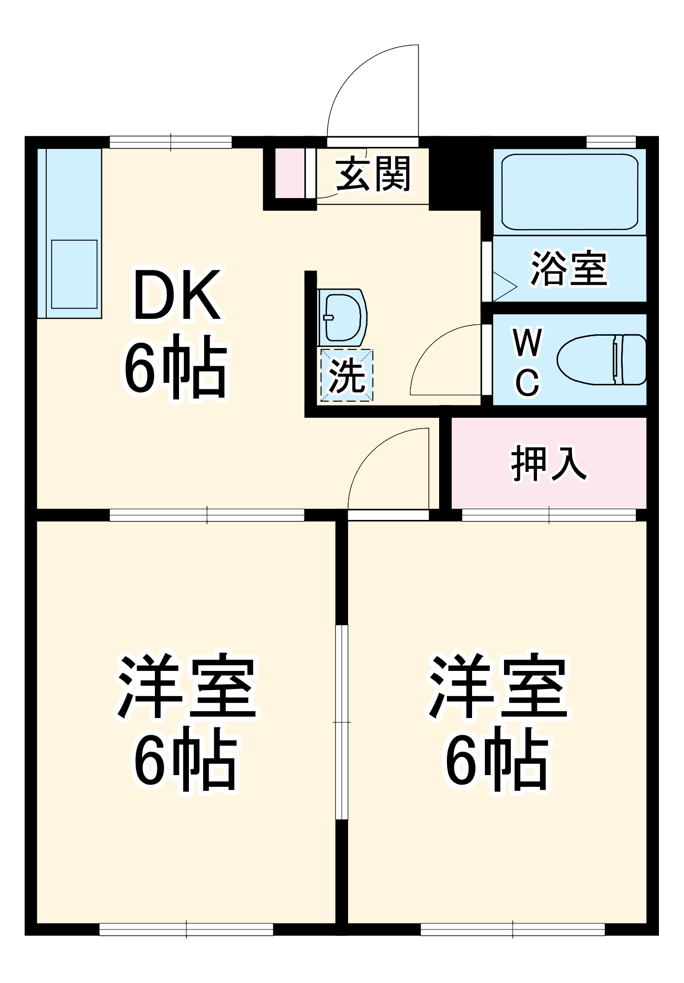 エスポワール泉の間取り