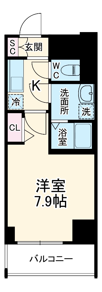 SHOKEN Residence名古屋<泉>の間取り