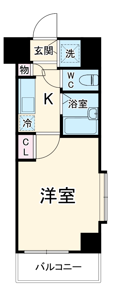 フェニックス新横濱エオールの間取り