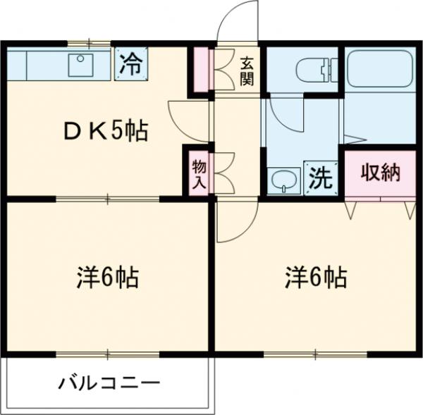 モンシャトー貫井の間取り
