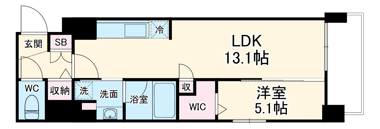 パグーロ東三国の間取り