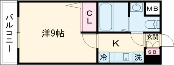 和光レジデンス博多の間取り