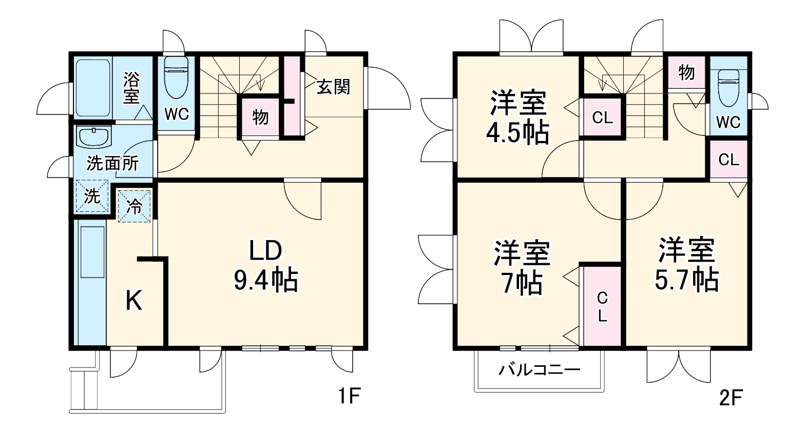 コンフォート池尻C棟の間取り