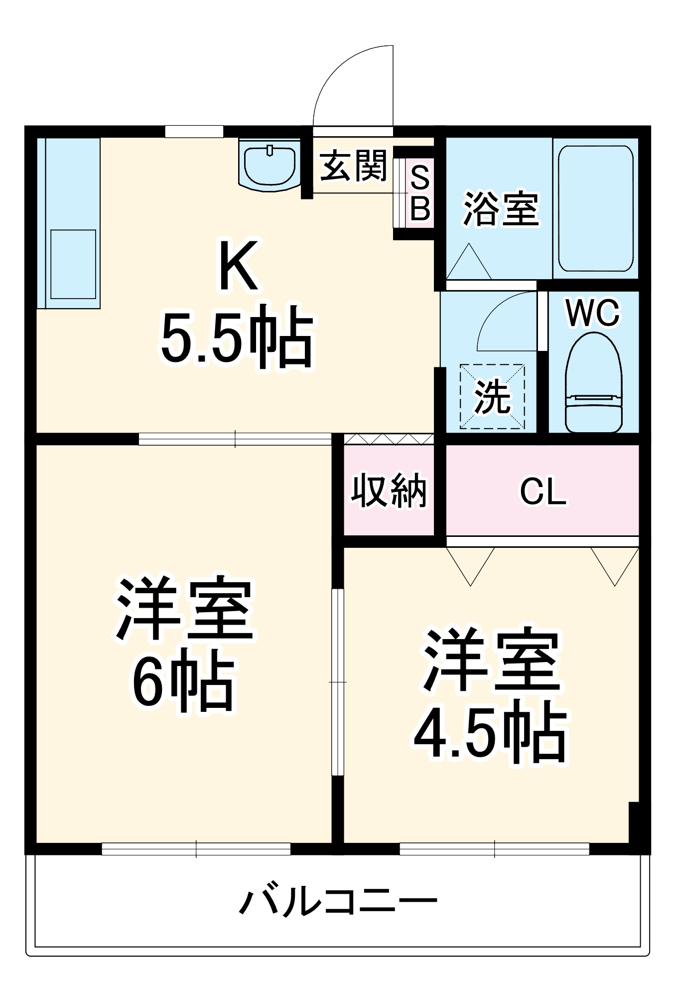 プレミールの間取り