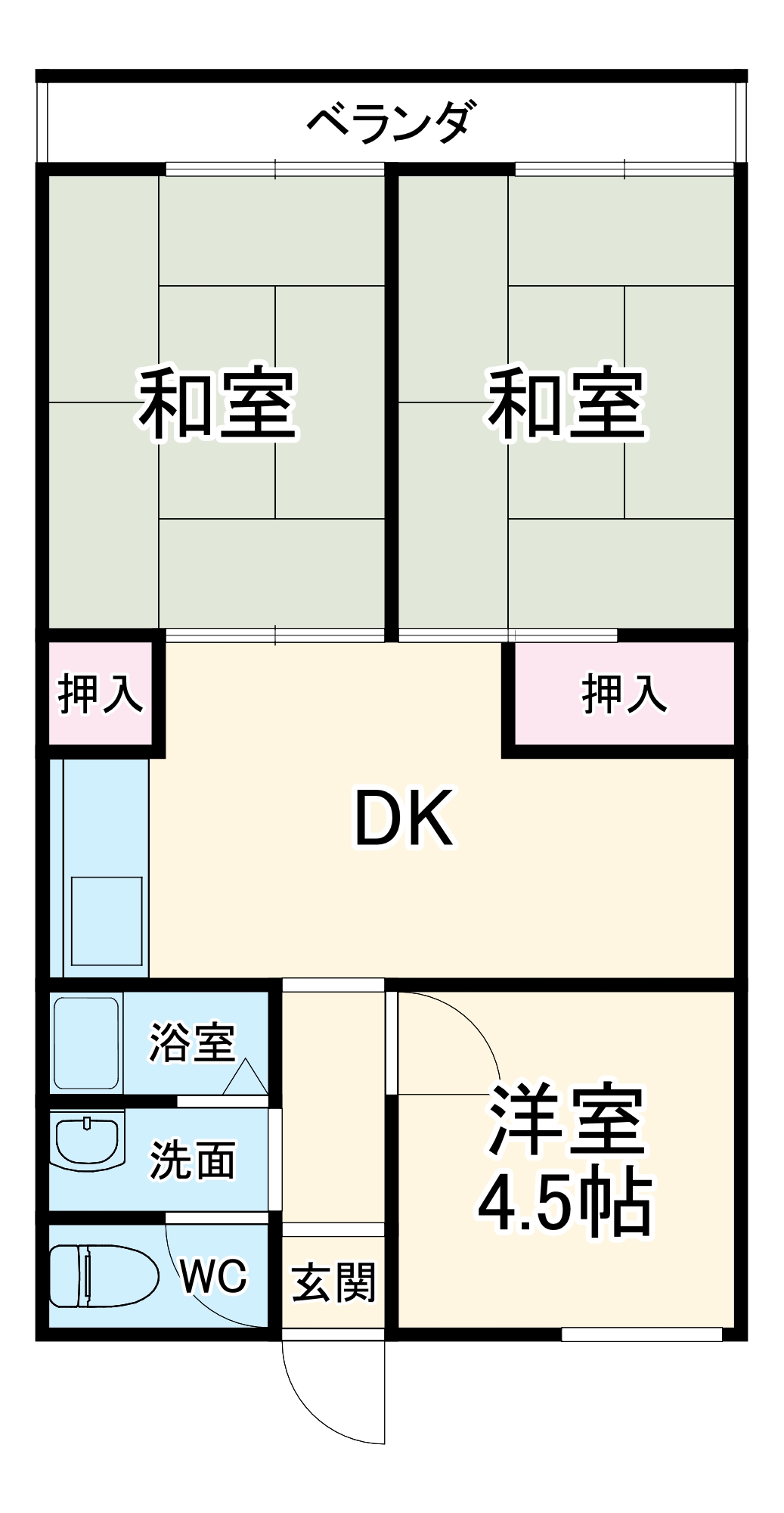 パークランドマンションの間取り