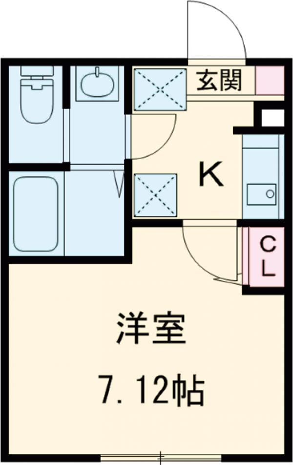 グランシャレー高野の間取り