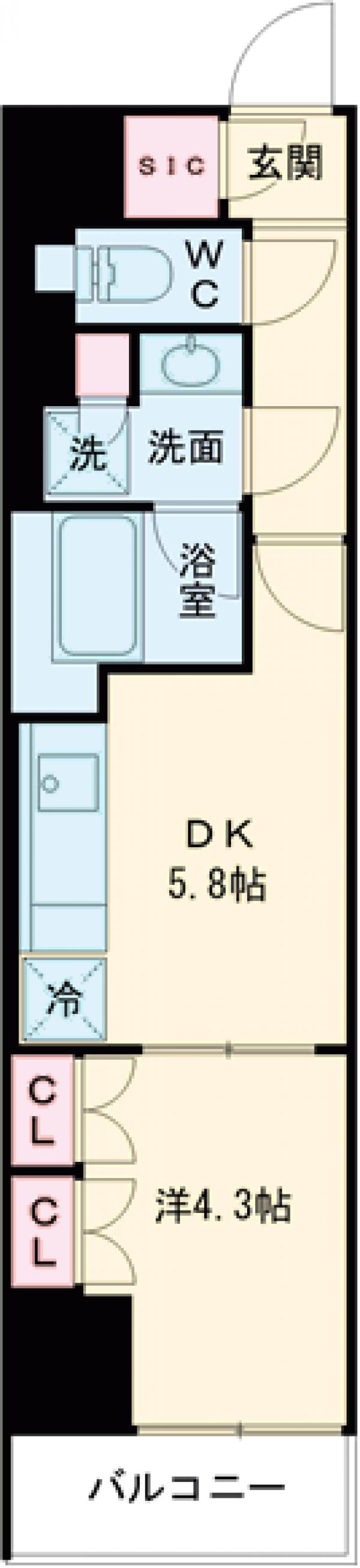 WORVE東京木場の間取り
