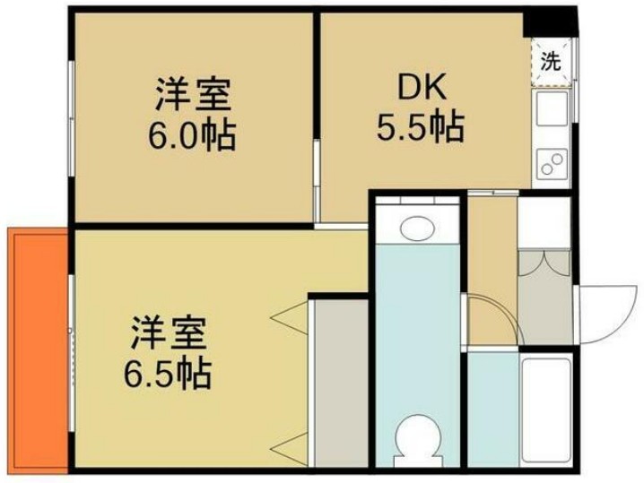 アライハイツの間取り