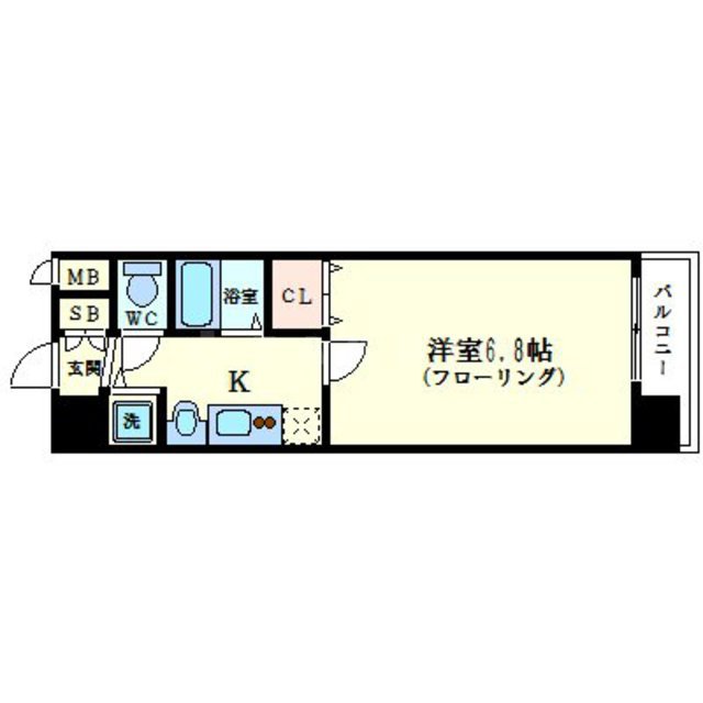 プレサンス京都三条響洛の間取り