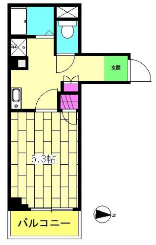 森下の完工年月(2019年10月)築の賃貸マンションの間取り
