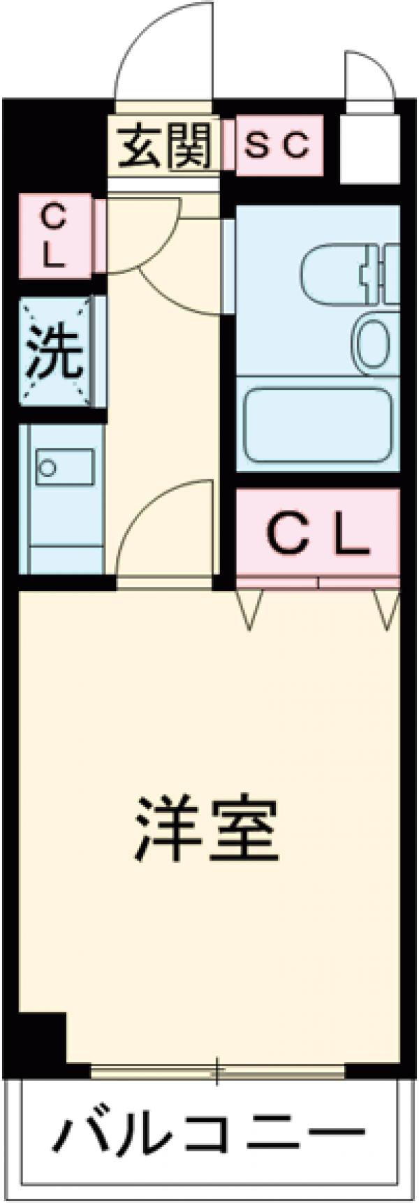グランレーブ巣鴨の間取り