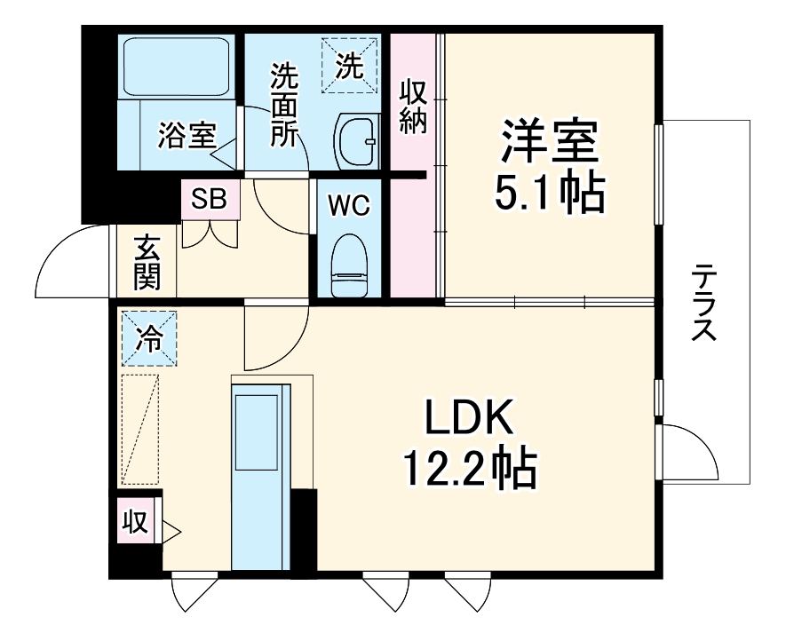 AQ FOREST 大宮桜木町の間取り