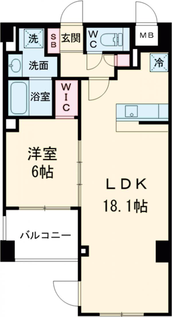 武蔵野レジデンスの間取り