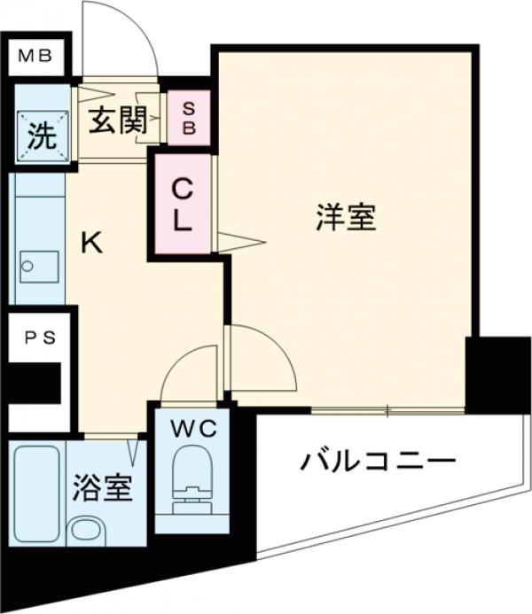 スカイコート池袋第7の間取り