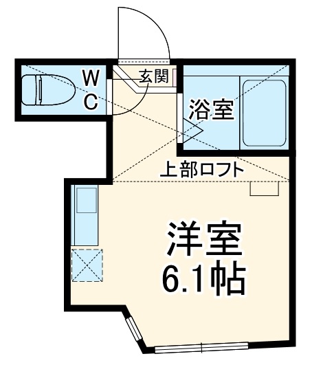 ユナイト野川ブリュッセルの間取り